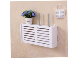 Suporte de Parede Madeira para Roteador Wi Fi de Sala BRILVIBERA