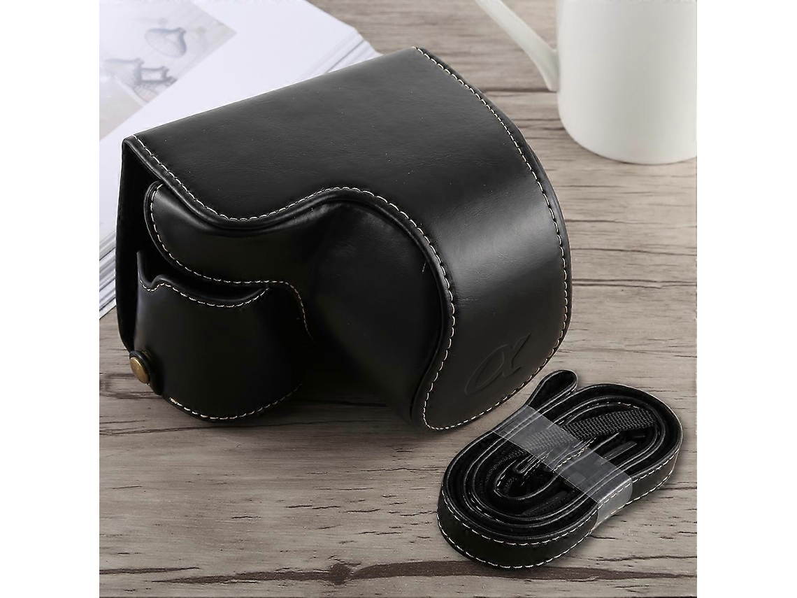 Bolsa Para Câmera Sony A6300 Com Corpo Inteiro, Em Couro Pu E Com Alça.