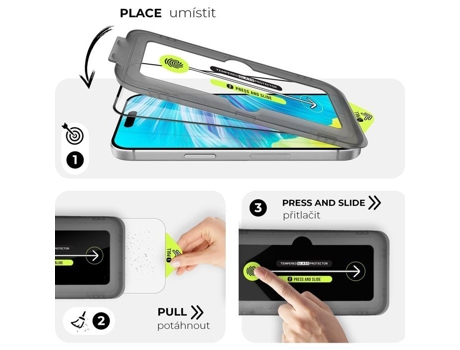 Protetor De Vidro Temperado Para Iphone 14 Pro Max - Moldura Auto-instalável Compatível Com A Capinha