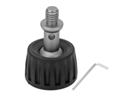 37mm Rubber Monopod Foot Pad Large Base Stainless Steel Tripod Foot Pad Support Feet 3/8in Thread LAXISCREED
