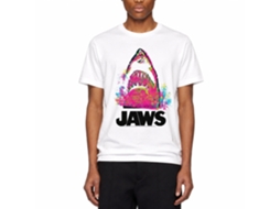 Rockinstone Jaws Movie Jawzzz White Adult T-shirt Size:xl