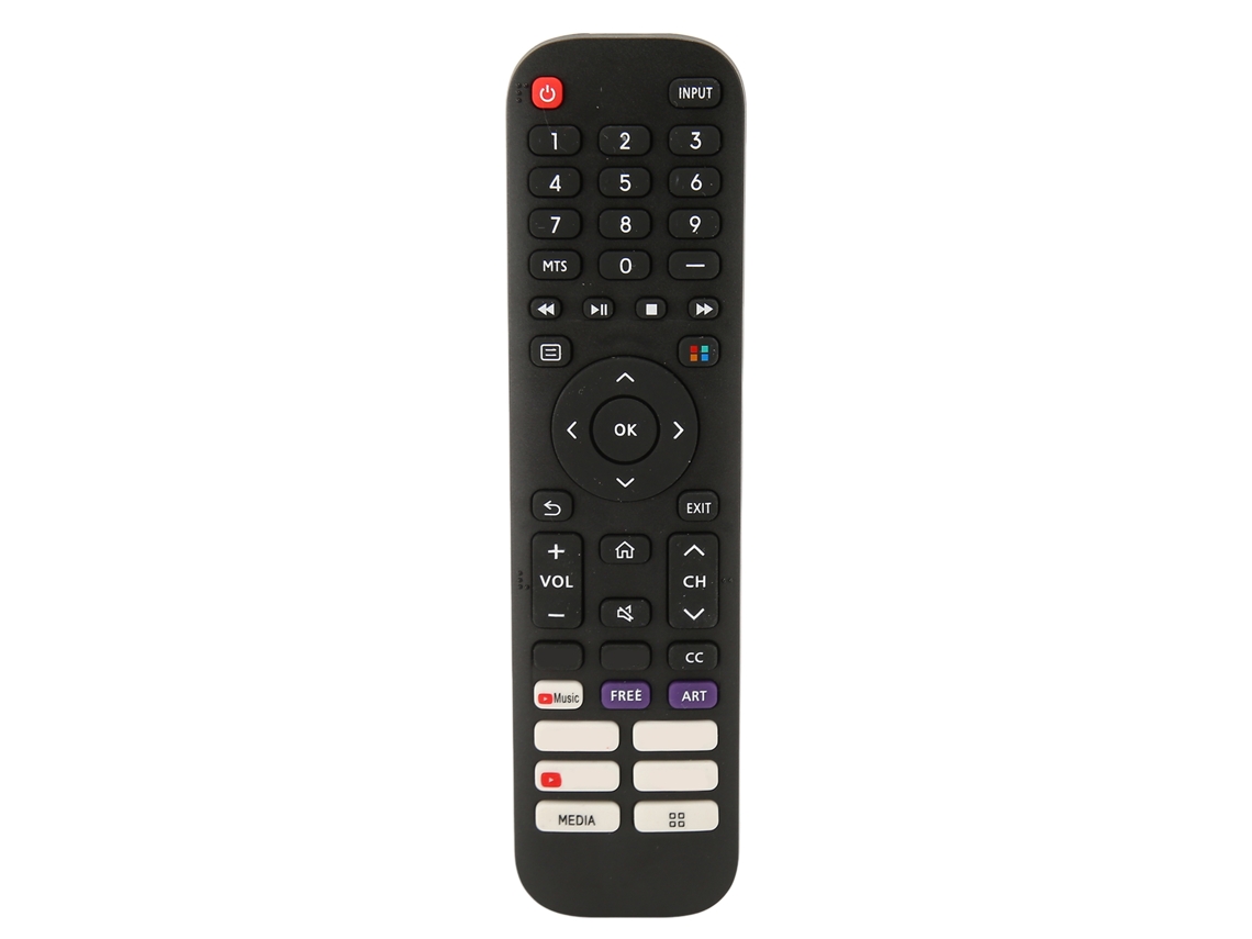 Controle remoto de TV compatível com TVs Hisense EOOCOO