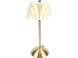 Luminária de mesa Pleated Semi Fio Brrnoo, com controle por toque, bateria recarregável de 1200 mAh.