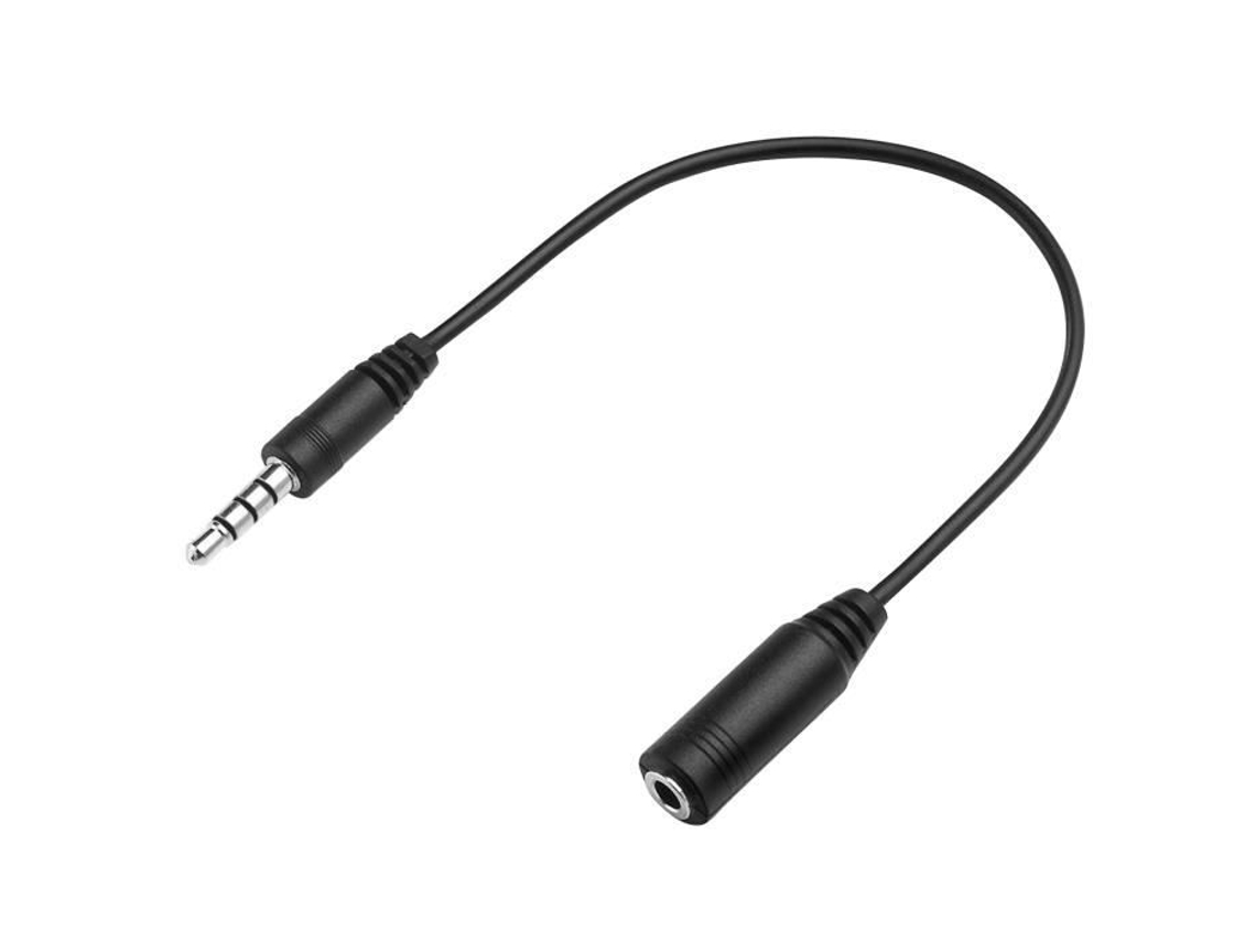 Adaptador De Áudio, Lenovo, Usb Tipo C Para Conector De 3,5 Mm, Preto, Conecta Fones De Ouvido Ao Celular, 9 Cm