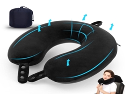Lurelia Almofada Banho, Ergonómica, Espuma Viscoelástica, Lavável, Removível, Compacta, Ajustável, 12v Carro, Bolsa Transporte, Banheira Spa