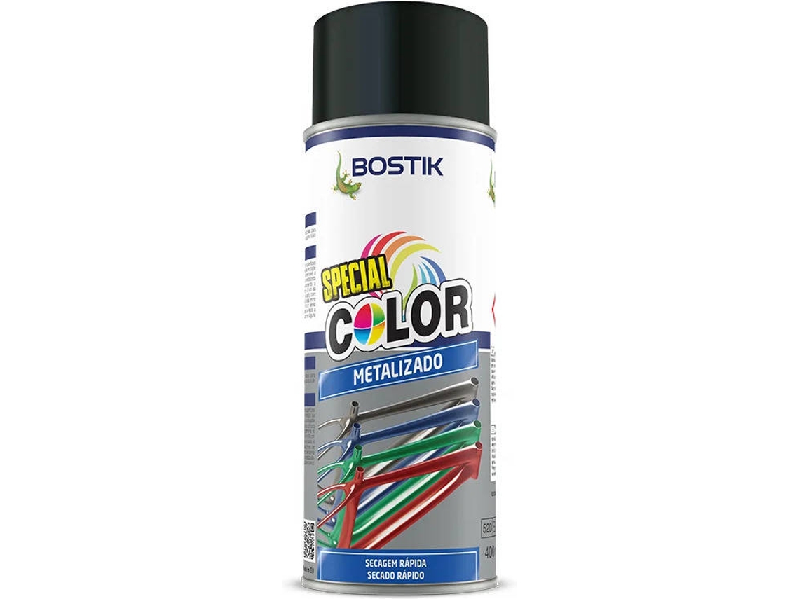 Spray BOSTIK Preto Metalizado