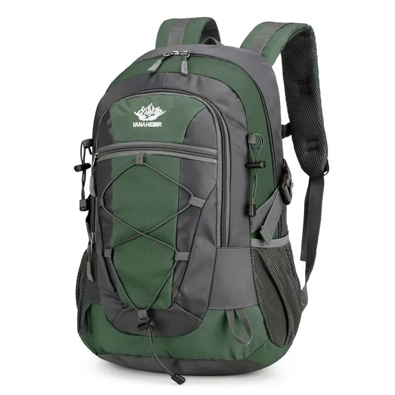 (2312-verde) Mochila De Caminhada Unissex, Mochila Multifuncional Impermeável Para Montanhismo E Atividades Ao Ar Livre.