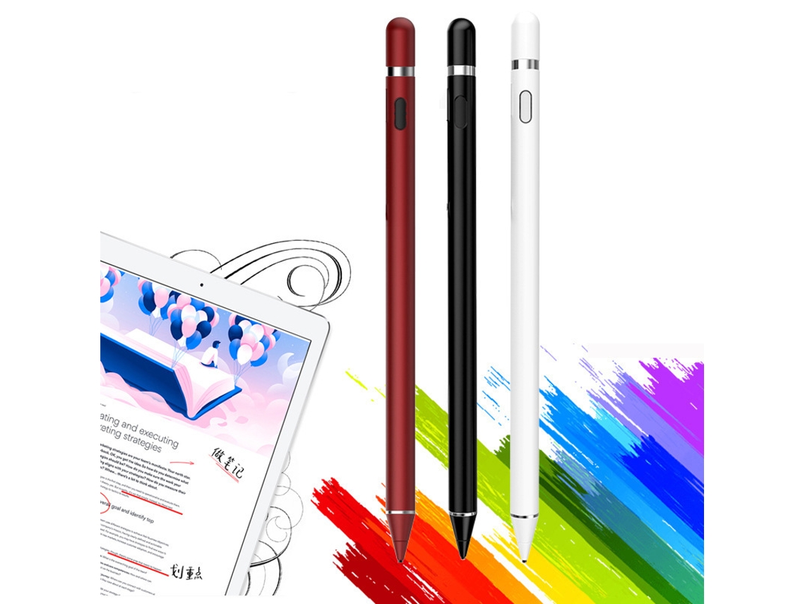 Caneta Universal Panoona Para Telas Touch Ios E Android, Ipad/ipad Pro/air/mini/iphone/samsung (3 Unidades)
