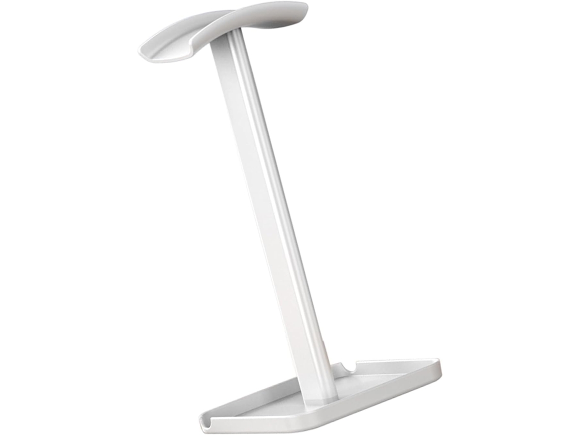 Suporte Genérico Para Fone De Ouvido Mesa Com Base Em Bandeja E Design Amplo, Feito De Alumínio E Abs Para Uma
