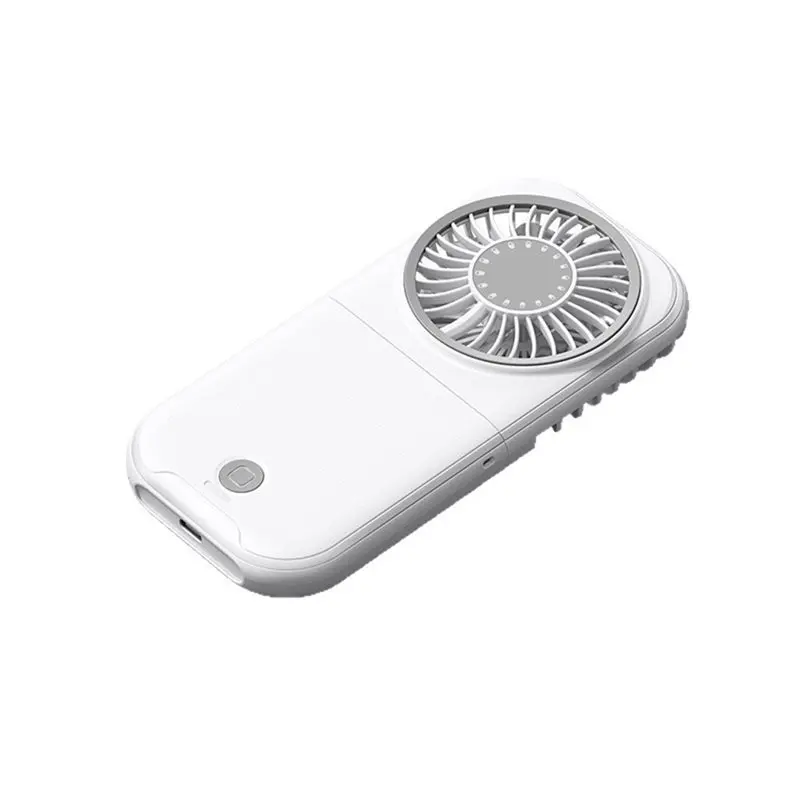 (branco) Pequeno Ventilador Portátil Usb Para Uso Externo, Silencioso.