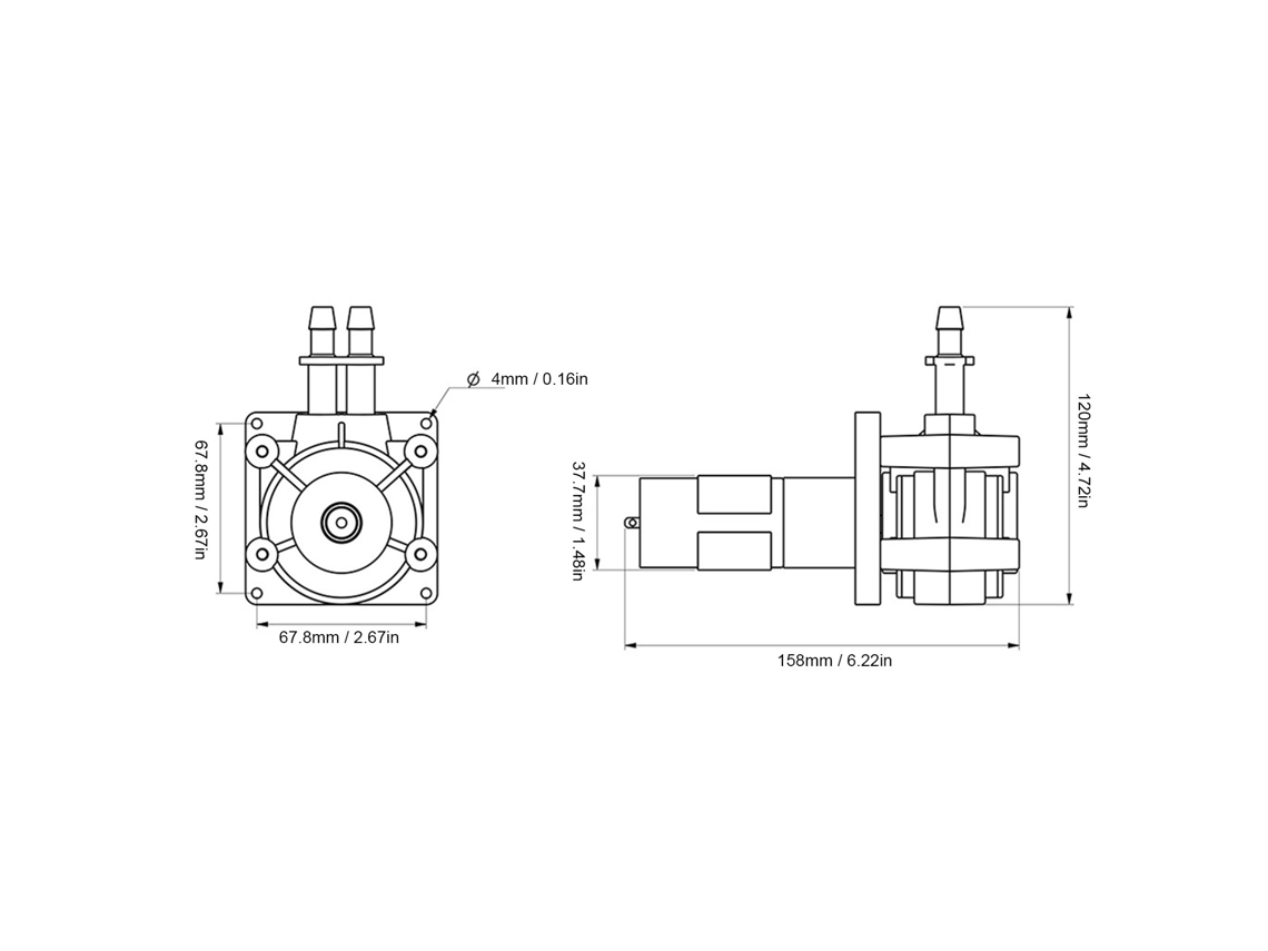 Bomba manual elétrica (transferência de água, irrigação)