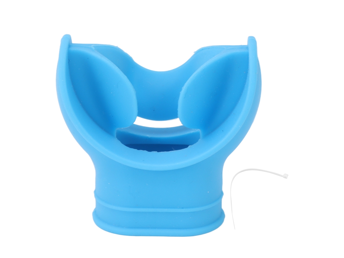 Bocal De Regulador De Mergulho Scuba Silicone Universal Confortável Para Substituição Azul