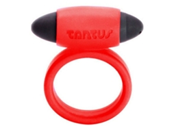 Anel Peniano Vibraring Tantus Preto/Vermelho
