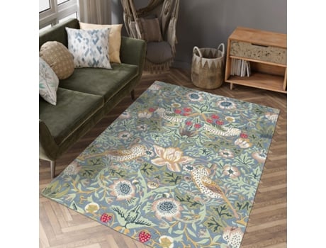 Tapete MORRIS & CO Strawberry Thief (Verde - 250x350 cm)