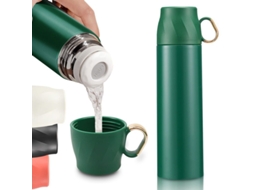 Garrafa Térmica Isolada 2026 de 500ml em Aço Inoxidável com Tampa