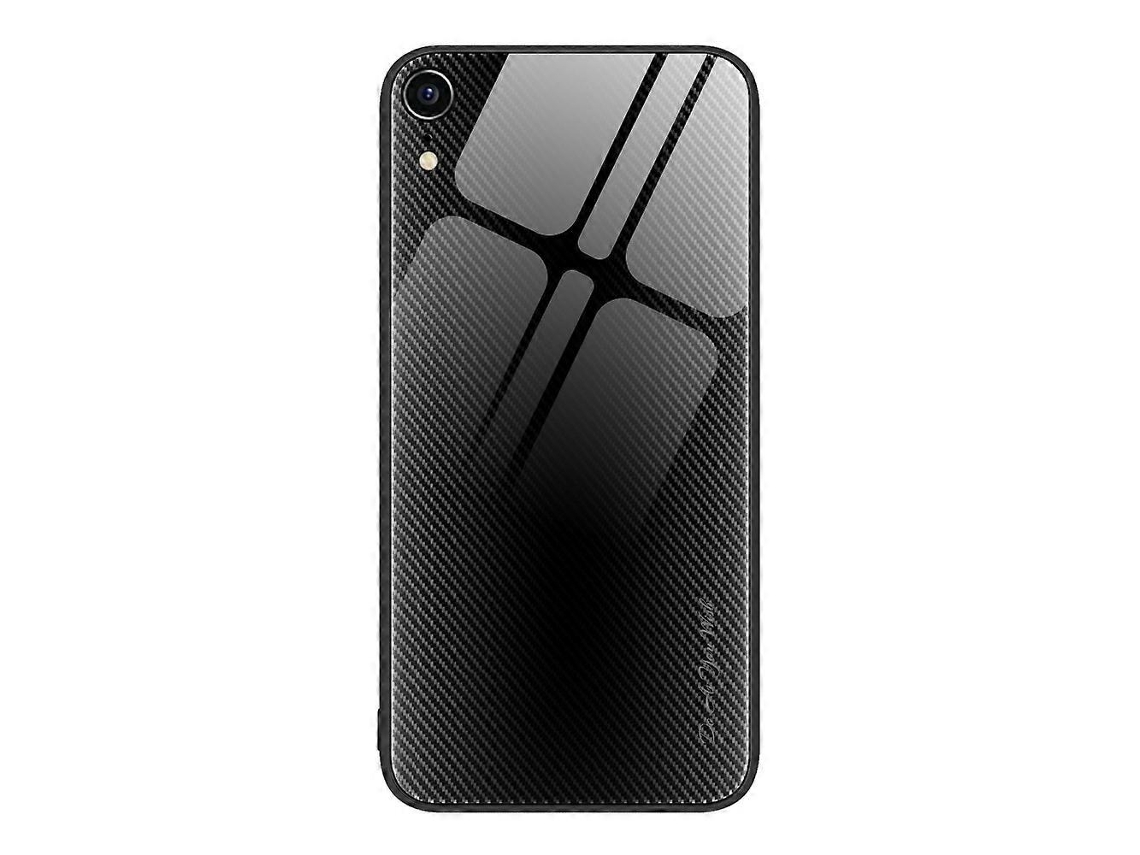 Capa De Celular Tpu Com Textura Degradê De Vidro Para Iphone Xr
