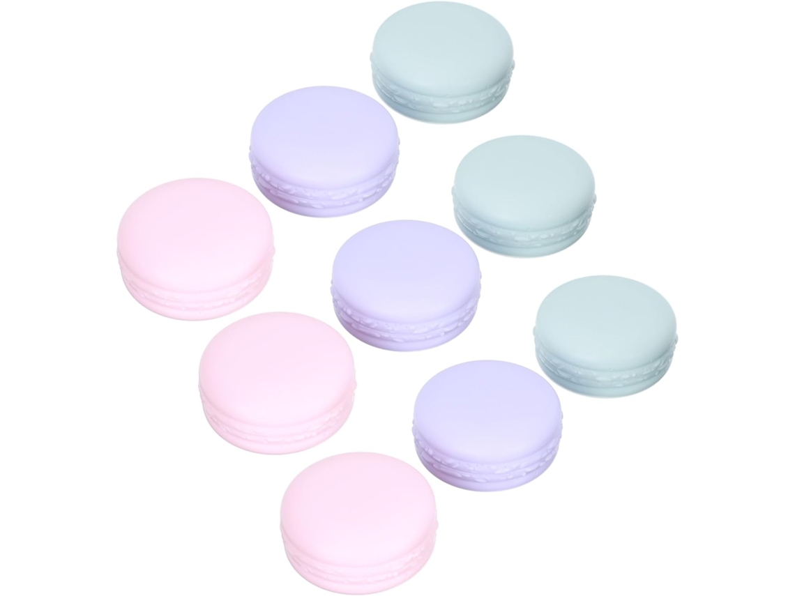 Conjunto De 30 Potes De Creme Coloridos Em Formato De Macaron, Caixas Cosméticas Leves E Práticas Para