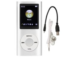 Reprodutor MP3 Portátil Estiloso com Tela LCD 1.8 polegadas, Som Sem Perda e Bateria de Longa Duração | S/MARCA
