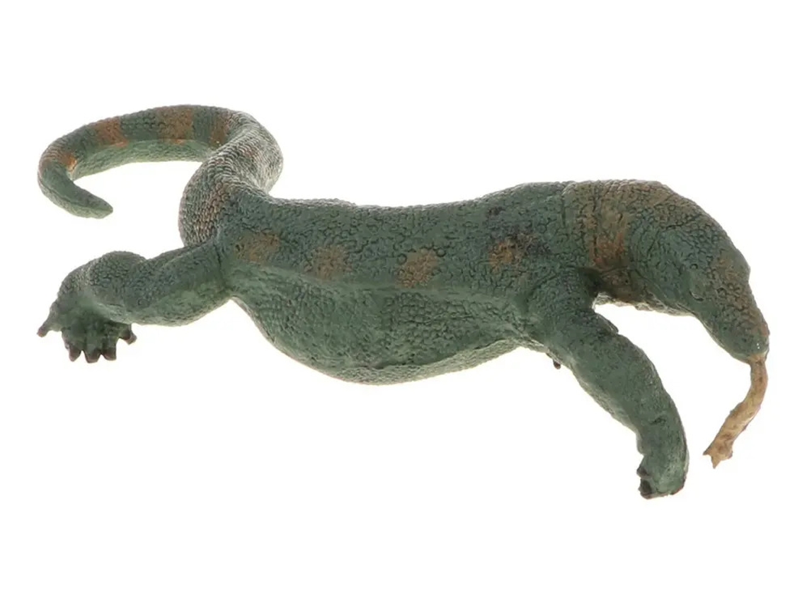 6.3 Polegadas Plástico Komodo Dragão Estatueta Realista An