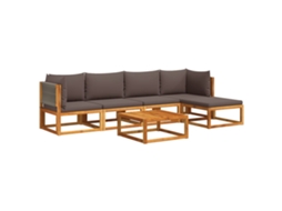 Garden Sofa Set, Garden Sofa Sets Vidaxl Marrom Madeira De Acácia (n/a)