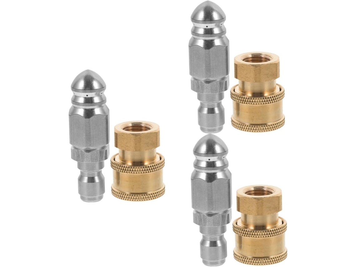 Conjunto De 3 Bicos Alta Pressão Para Mangueira Jardim, Com Jato