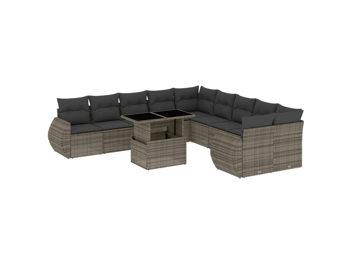 Garden Sofa Set, Garden Sofa Sets Vidaxl Cinzeto Rattan / Vime (n/a)