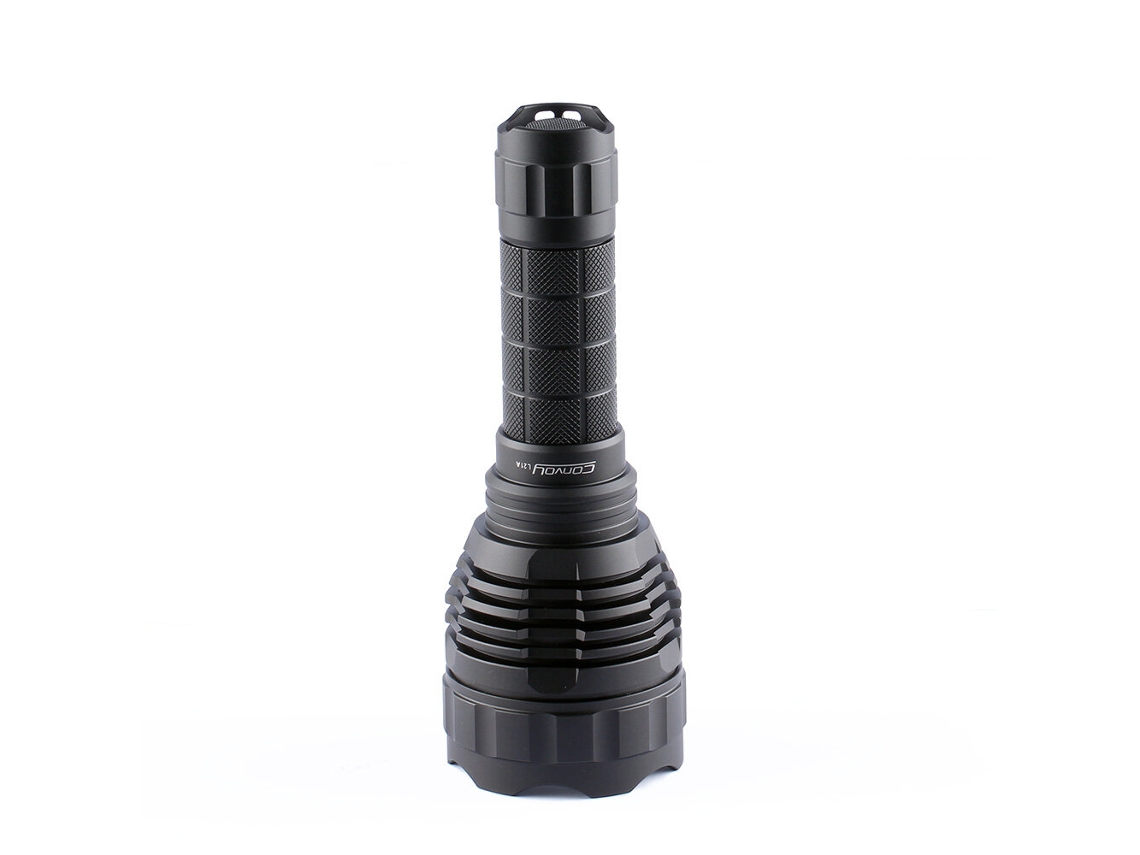 Sst40 6500k-convoy L21a Lanterna De Luz Forte 21700 De Longo Alcance 6500k Lanterna Led De Lanterna Mais Potente Para Campismo E Caça