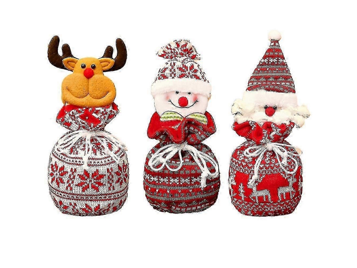 Sacola De Presente De Natal Com Cordão De Natal, Sacolas De Presente De Natal Nostalgia88