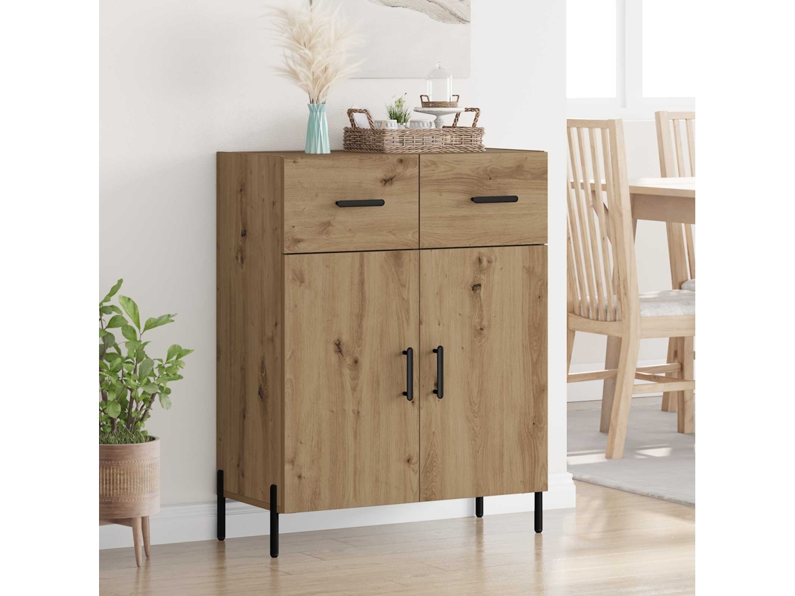 Vidaxl Buffet Carvalho Artesanal 69,5 X 34 X 90 Cm
