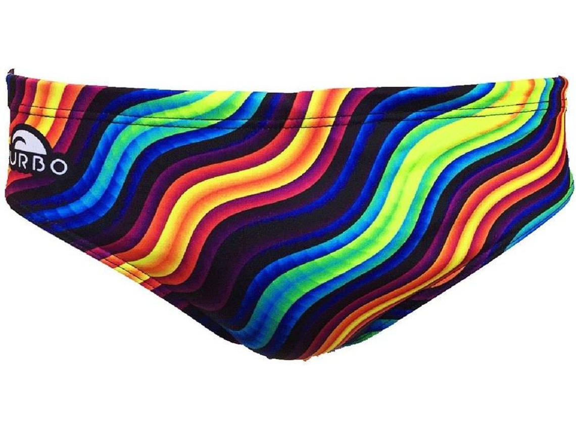 Slips para Homem TURBO Wavy Multicor para Natação (XXL)