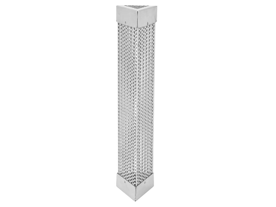 Tubo Fumador Aço Inox 304 Triangular 12in Churrasco