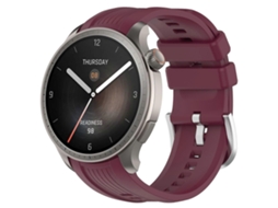 Pulseira De Silicone Com Textura Vertical Para Relógio Amazfit Balance A2286