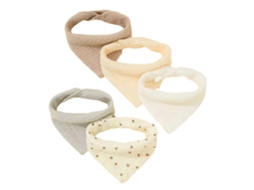 Babador Infantil - Pacote Com 5 Unidades - Paninho De Arrotar Macio, Toalha De Algodão Grossa E Altamente Absorvente - Ideal Para Recém-nascidos