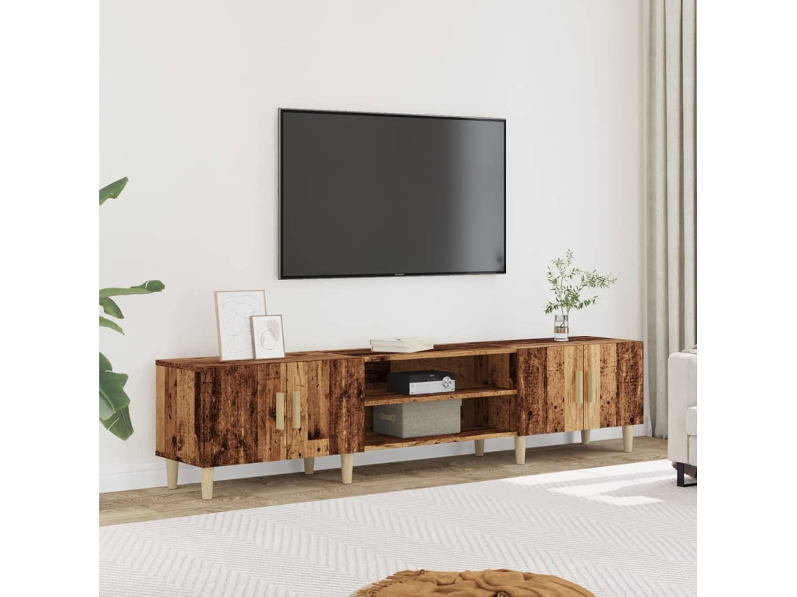 Vidaxl Móvel De Tv 180x31,5x40 Cm Derivados De Madeira Madeira Velha