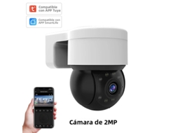 Câmera Ip Graffiti 1080p 2mp, Controlada por Aplicativo com Rastreamento Automático MDUG (somente a Câmera)