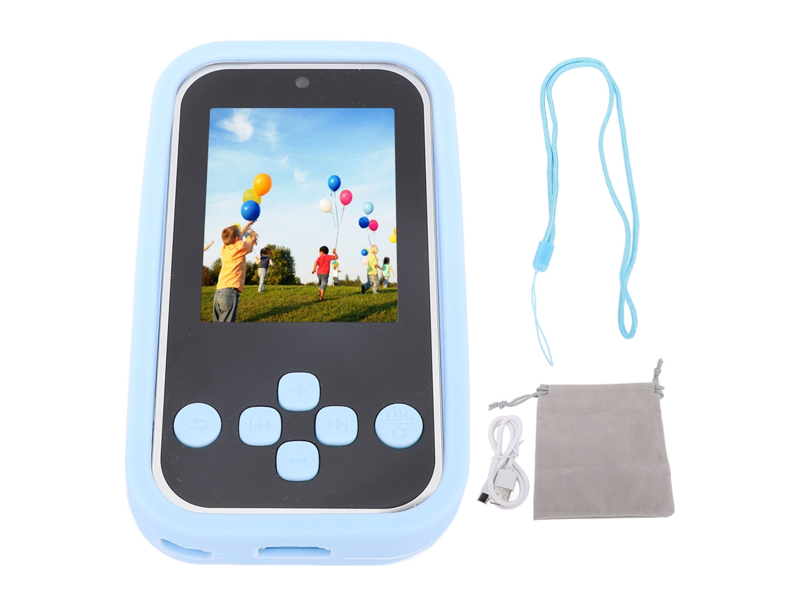 Brinquedo de telefone dinossauro com tela IPS 2.4 polegadas e câmeras 48mp HD, azul | S/MARCA