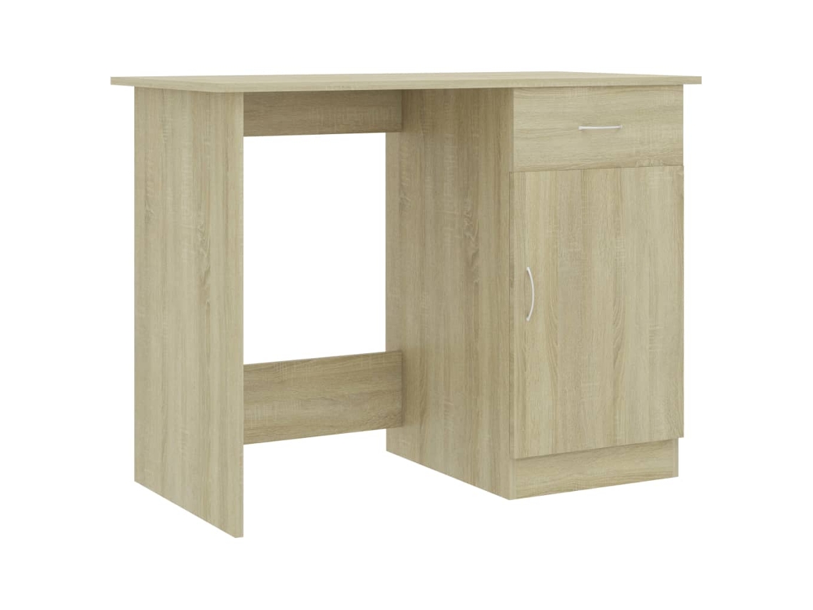 Desk, Desks Vidaxl Marrom Madeira Processada (n/a)