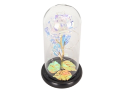 Luz Led Decorativa Roseira de Vidro Romântica Colorida
