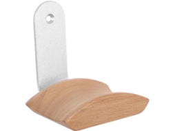 Support De Casque Mural Support Pour Casque Audio En Bois Et Alliage D'aluminium Kaki Et Gaming Installation