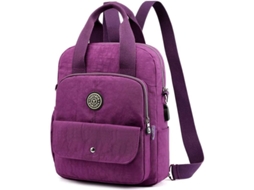 Mochila para Mulher Nylon Impermeável, Casual, Multifuncional | S/MARCA