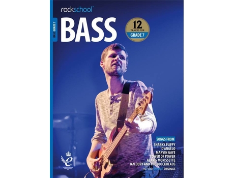 Livro ROCKSCHOOL Bass - Grade 7 2018+ (Para Baixo - Idioma: Inglês)