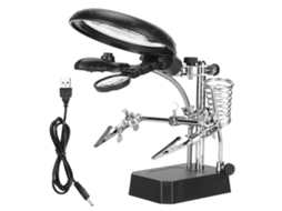Suporte De Mesa Ajustável Com Clip Para Lupa, Acessório De Lâmpada Led, Ferramenta De Instalação