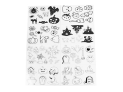 Laxiscreed Kit De Decorações Halloween Penduráveis Em Papel Com Gatos, Abóboras, Bruxa E Hulk, 5 Peças