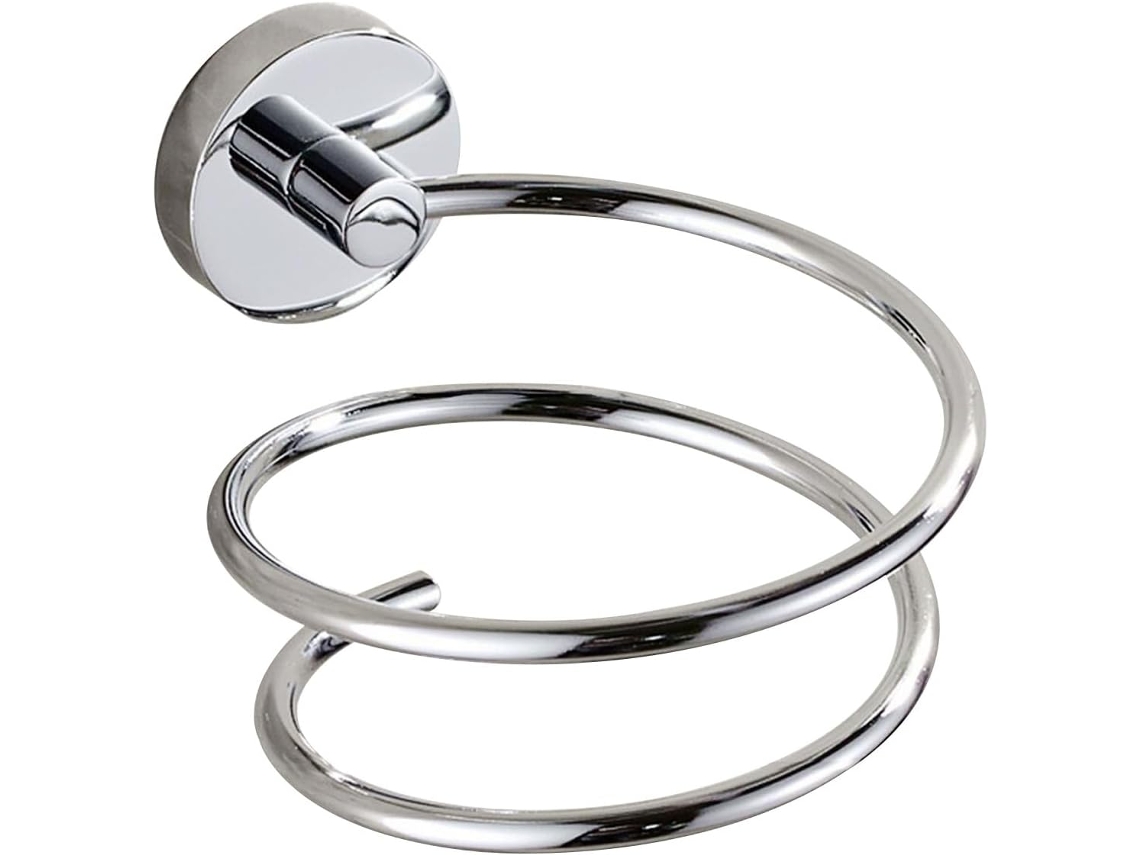 Suporte De Parede Para Secador Cabelo Em Aço Inoxidável 304, Acessório Banheiro.