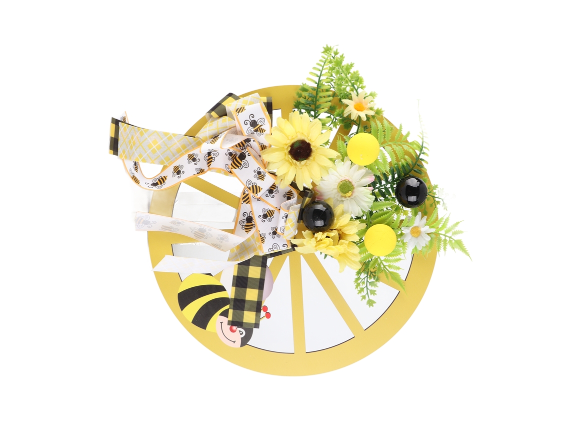 Coroa De Girassol Artificial Laxiscreed, Decoração Floral Para Casa E Eventos