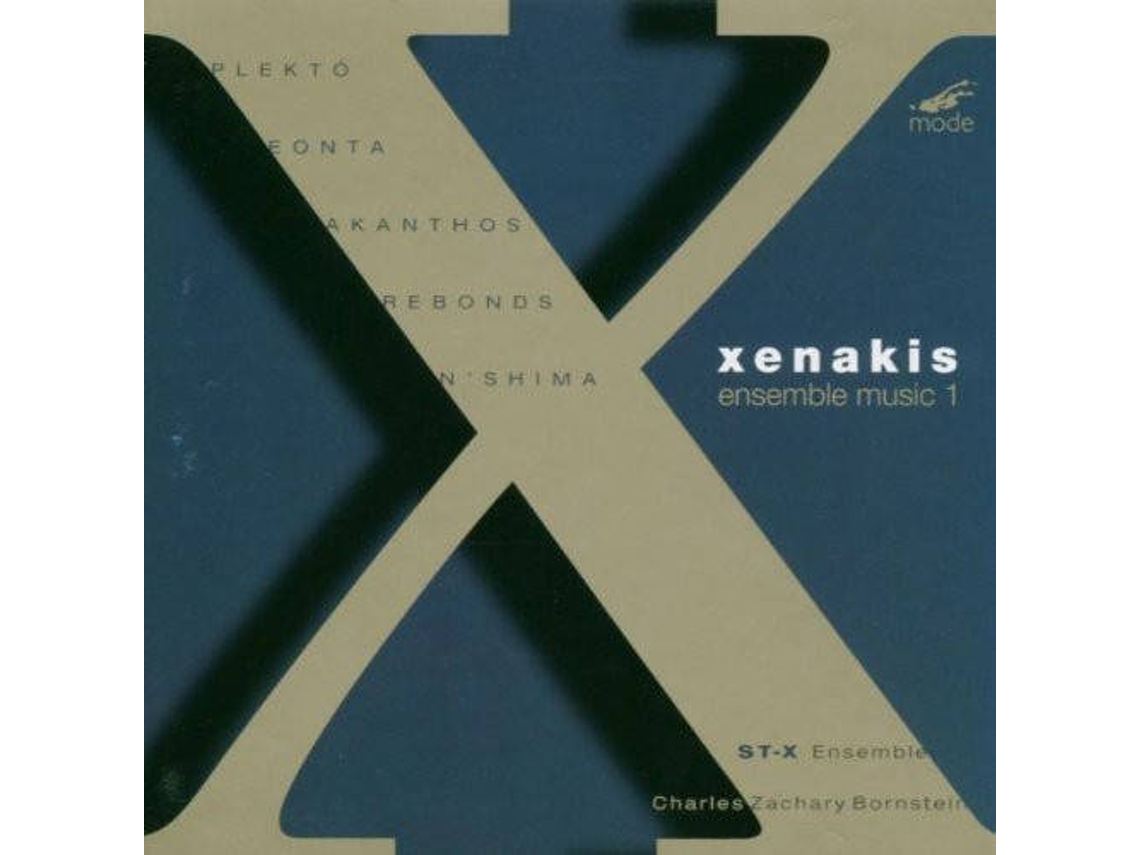 CD Xenakis - ST-X Ensemble, Charles Zachary Bornstein - STV Sessions Vol. 1.0 (1CDs)