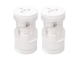 Adaptador Universal De Viagem Laxiscreed Leve E Portátil Com Proteção De Abs Para Uso Em Todo O Mundo