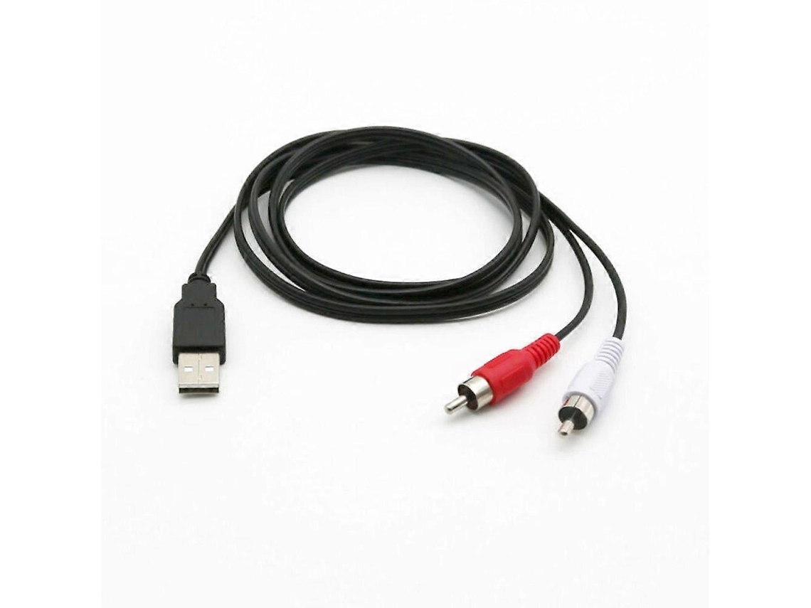 Cabo de Extensão Áudio e Vídeo com Adaptador Conector Usb Fêmea para Rca Macho Perf AQUAFORGE
