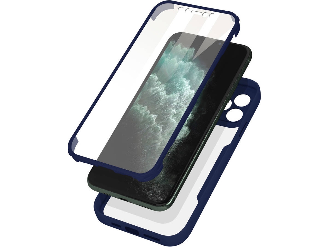 Capa iPhone 11 Pro AVIZAR Proteção 360° Azul