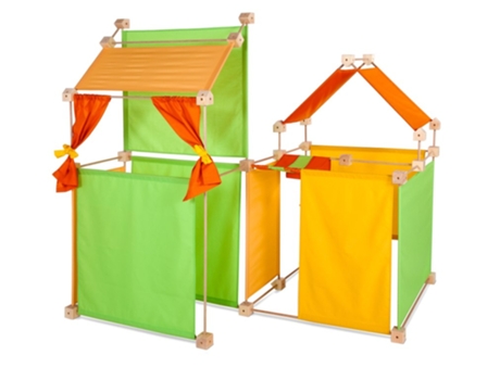 Puzzle TRIGONOS Madeira - Verde - 83 x 20 x 20 cm)